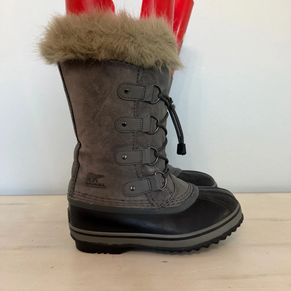 Sorel Grey Joan Of Artic Winter Boots